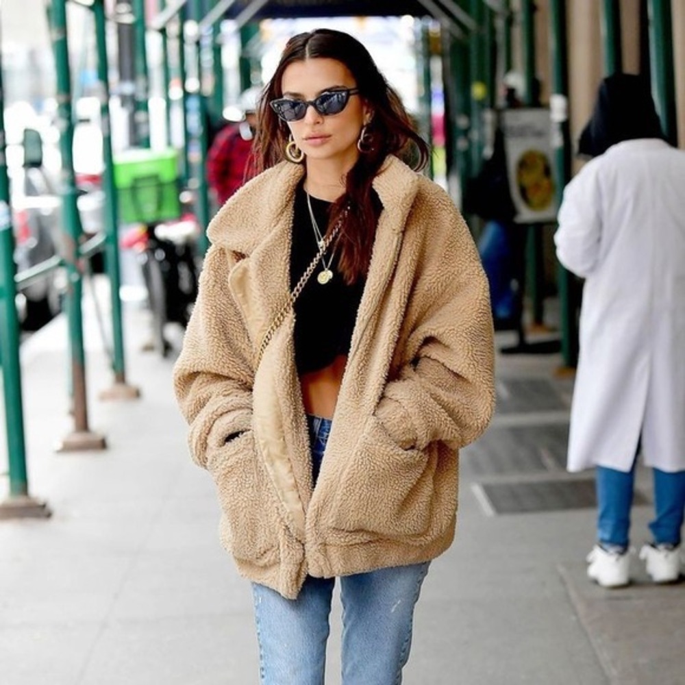 I Am Gia Pixie Coat in Caramel Size XS